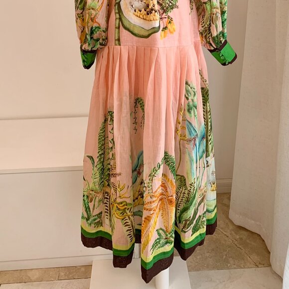 Alemais Papaya Bloom Belted Maxi Dress - Picture 13 of 15